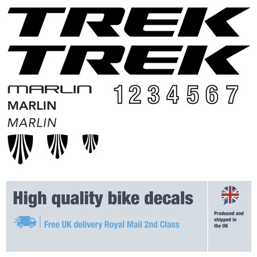 Trek marlin bike decals - marlin, 7