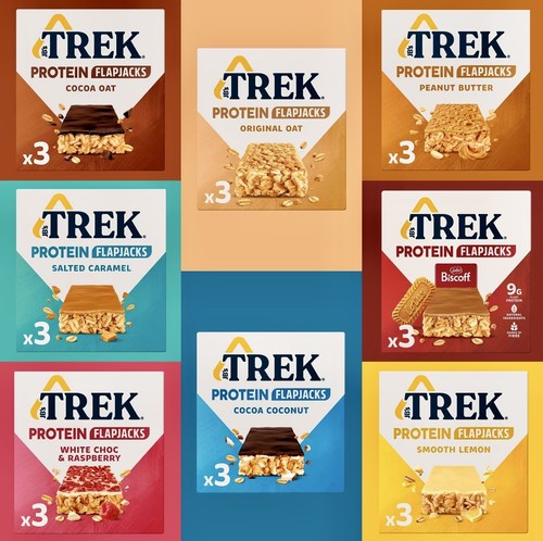 Trek protein flapjacks - trek,